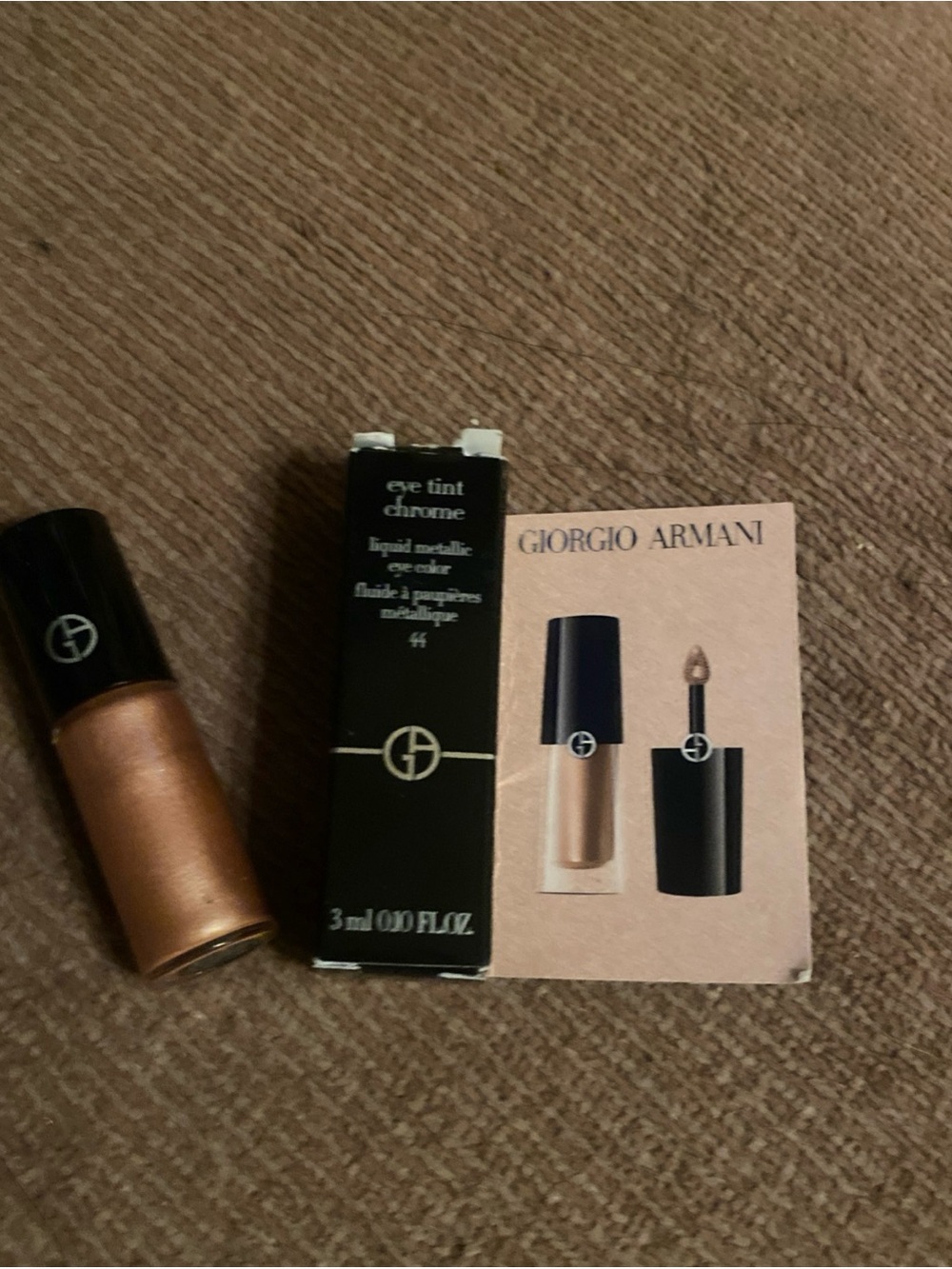 Giorgio Armani Eye Tint Chrome Liquid Eyeshadow - Rose Gold